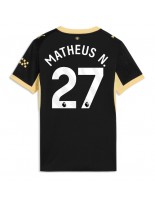 Manchester City Matheus Nunes #27 Venkovní Dres pro Dámské 2026-27 Krátký Rukáv